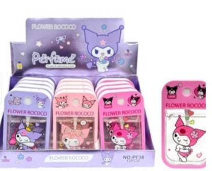 PERFUME CUADRADO KUROMI Y HELLO KITTY