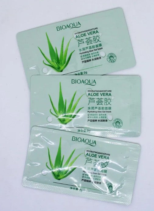 MASCARILLA FACIAL SACHET ALOE BIOAQUA
